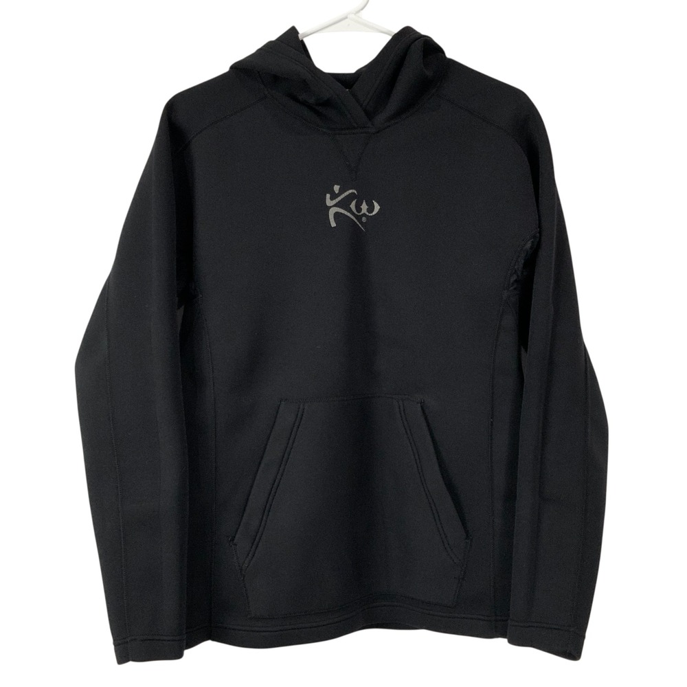 KW Black V3 Hoodie Men's Size S Neoprene Nylon Athletic Performance Pullover